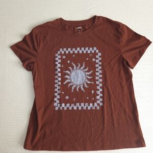 Women's Sonoma Nature Good Vibes  Sun T Shirt Medium CUTE